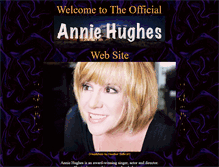 Tablet Screenshot of anniehughes.com